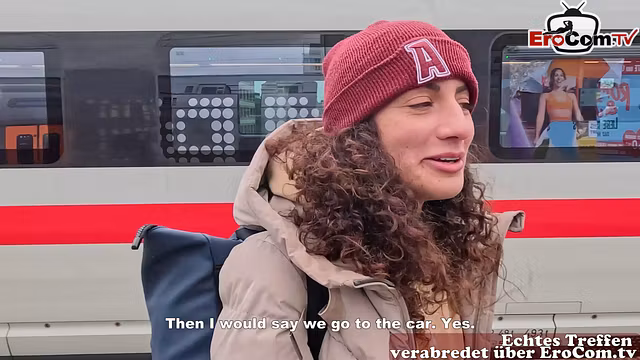 German squirt teen picked up at train station and fucked at erocom date