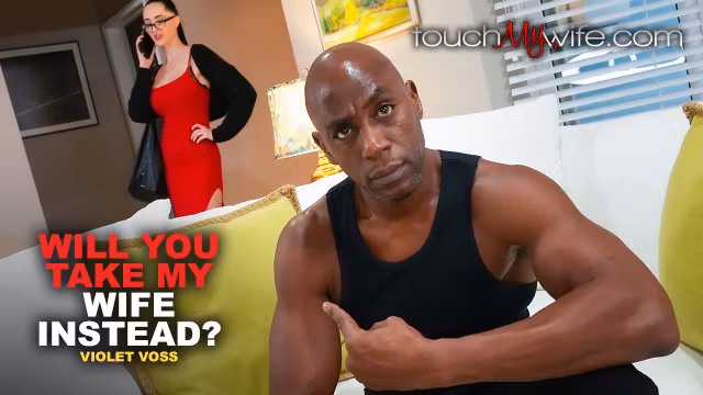 TouchMyWife - Goth Housewife Pays Off Gambler's Debt - Violet Voss