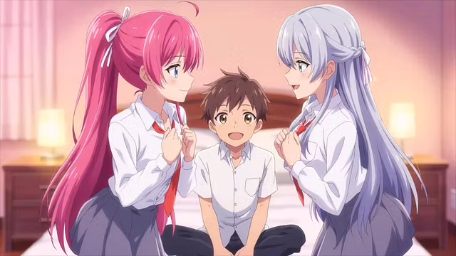 When Two Anime Girls Want You So Badly ~ Sweet Seduction sex girl