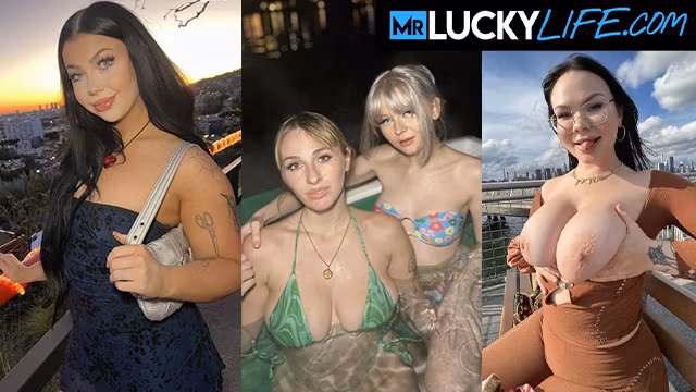 Join Angel Youngs With Holly Day And Brynn Michaels In This Hot Mr Lucky LIFE Compilation