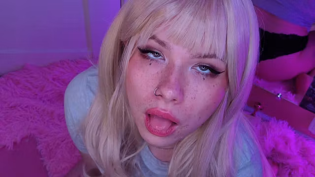 ahegao girl voice commands wild jerking ecstasy