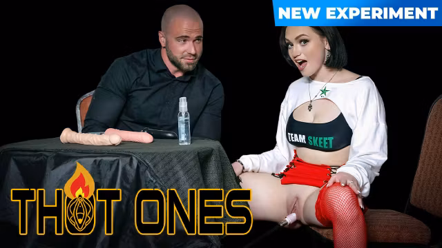 Sexy Gracie Gates Can't Focus On Her Interview While A Machine Pounds Her Senseless