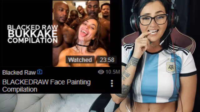 PORN REACT - BLACKEDRAW Face Painting Compilation - ItSweetShay