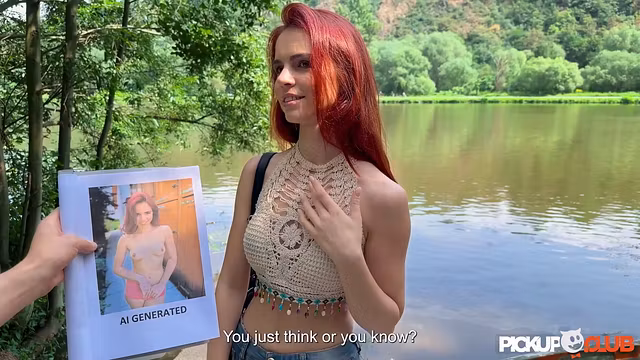 PickupClub - AI Helps Hookup Petite, Perky Tits Redhead Sirena Milano