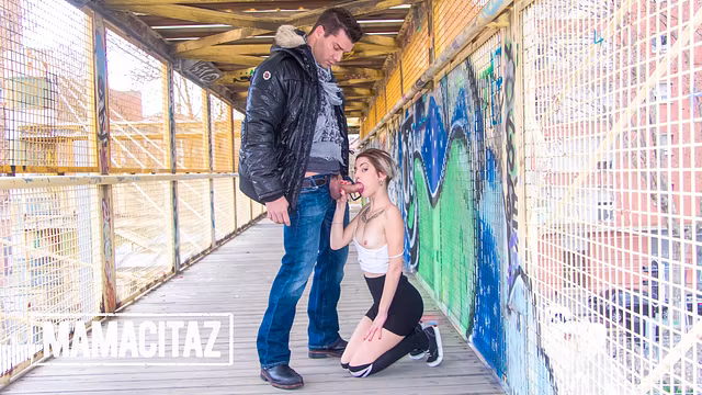 Petite Alt Slut Risky Outdoor Fuck With Spanish Stud - MAMACITAZ