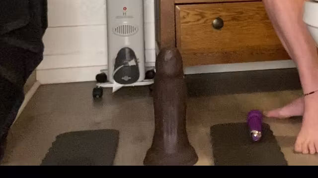 So close to taking it all. I love seeing this big ol boy stretching me in ways that I haven’t been before. I feel so naughty being able to take the si