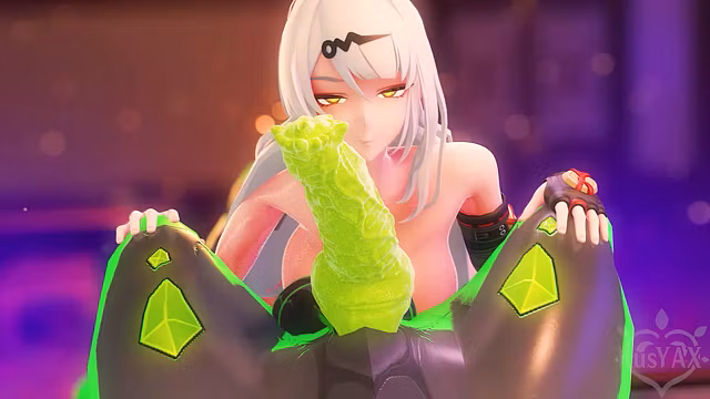 Two Hati Ethereals and Yixuan have hot sex in every hole - ZZZ
