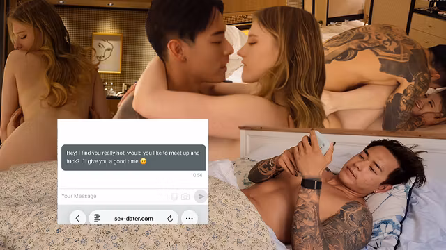 Hooking up with a girl a met from SEX-DATER