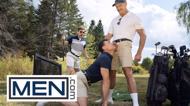 MEN - Dick Dawson Gets Pranked By Dallas Steele On The Golf Course And Ends Up Riding His Big Club