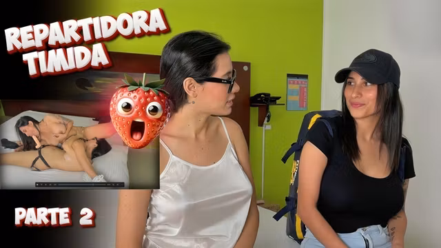 SEGUNDA PARTE!!!  sexi repartidora de domicilio accede a tener sexo CON SU JEFA