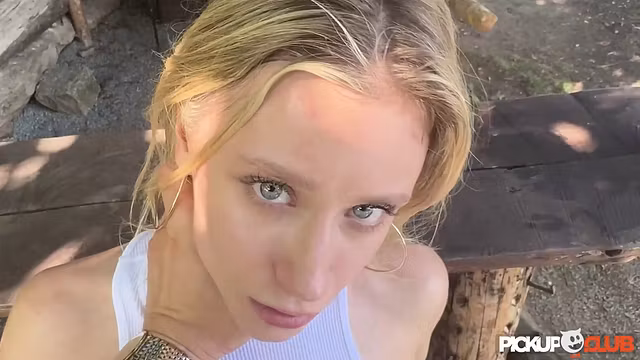 PickupClub - Blonde Slut Lilly Blossom Goes on a Wild Bike Ride of her Life!