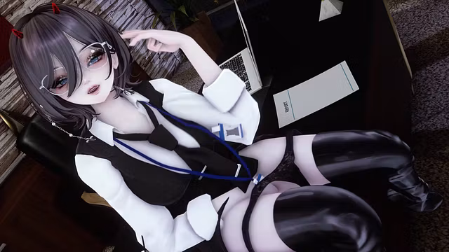 VR ASMR - Sexy Goth Mommy Trains You. Mommy Dom, VR POV Role Play.