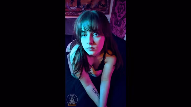🌜Exxxtra Small PAWG🌛Icygic Rides and Sucks  Goth Girl Lingerie Creampie