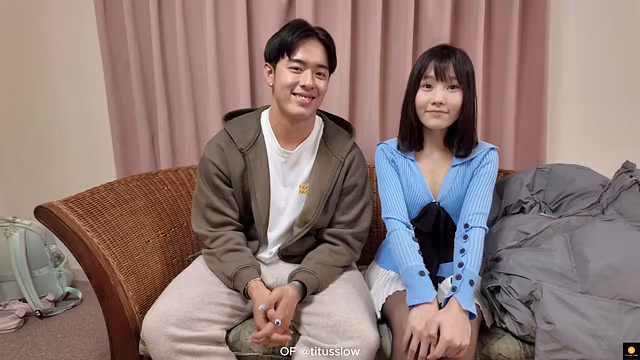 I met a cute asian Chinese girl & she wanted to film a scene with me!