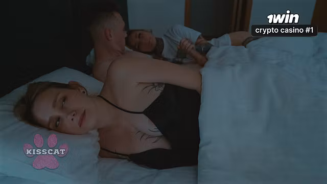 Effy Lil Seduces Her Step Sister's Boyfriend in Their Shared Hotel Bed Right Beside Her Unaware Step Sister