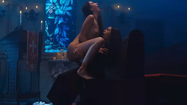 Trans Nun Fucks Girl - Shelena Creampies Vixi Rafi
