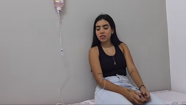 I accompany my friend to the doctor and afterwards we have sex in the car in a public parking lot