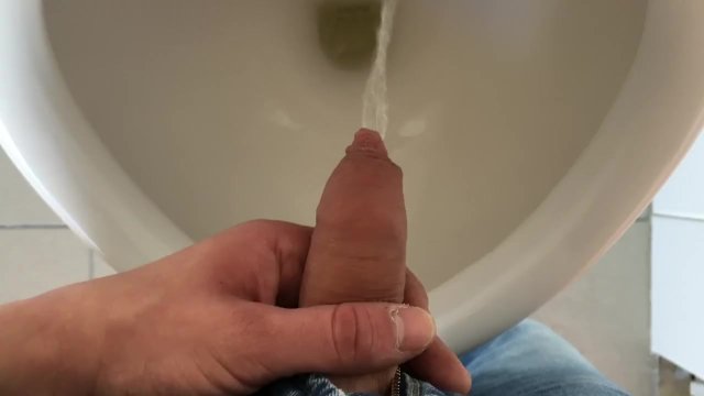 urinal + pee + boy