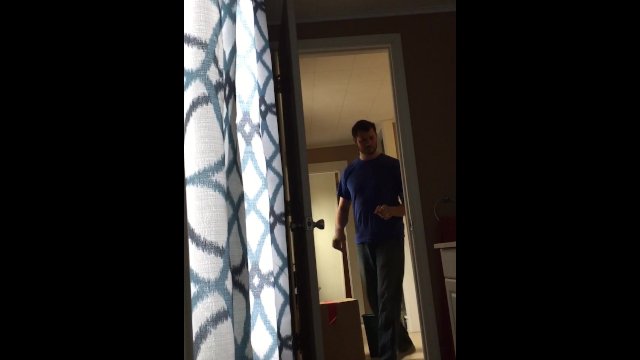 Man accidently pees himself, jerks off