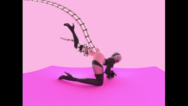 Nier Automata 2B  Anal 4K VR [Animation by Likkezg]