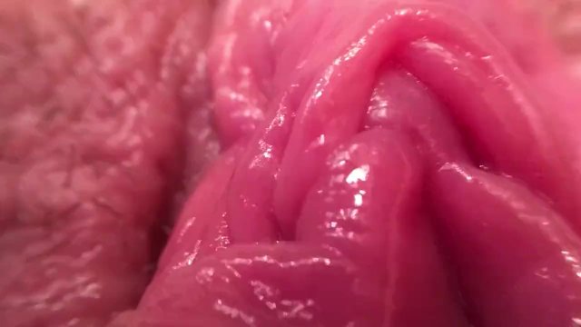 Macro Super Close Up of my Dripping Pulsating Pussy