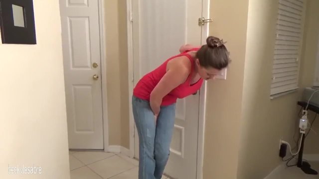 Becky didn't make it to the bathroom