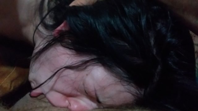 SuckingLegit  Amazing teen deepthroat & rough face fuck part.1