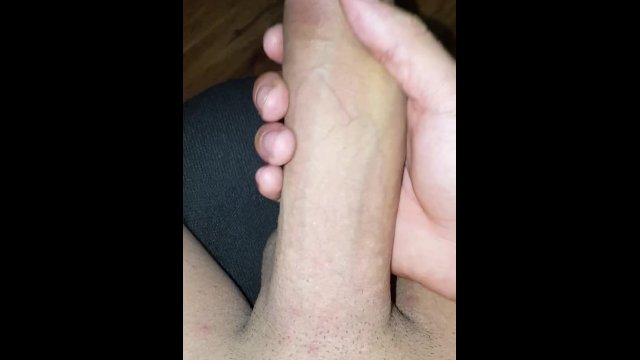 2Am big dick cum shot before bed