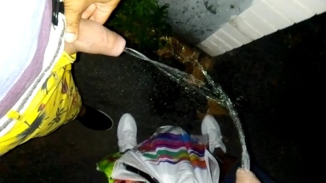 pissing together near the bar