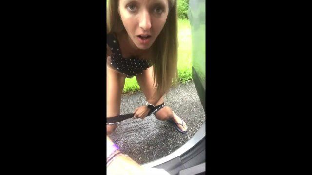 Hazel Pees on Highway