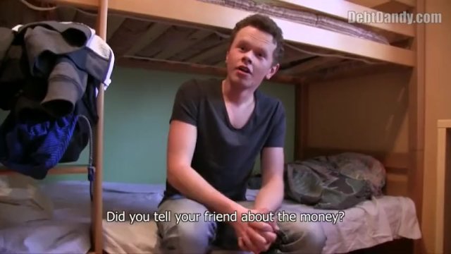DEBT DANDY 264 -  The Debt Collector Arrives At The Dorms To Receive His Dick Payment