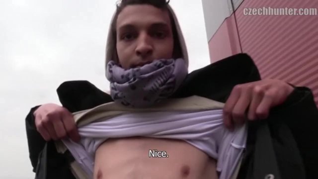 CZECH HUNTER 388 -  Skinny Twink With A Bush Feels Weird & Good While Being Pounded