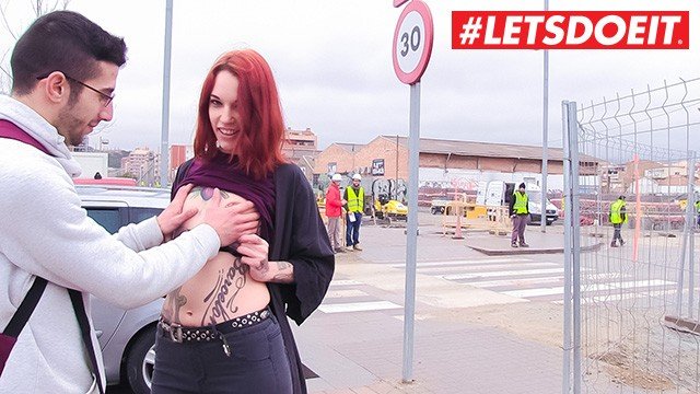 LETSDOEIT - Hot Spanish Redhead Pornstar Fucks A Fan And Swallows His Load