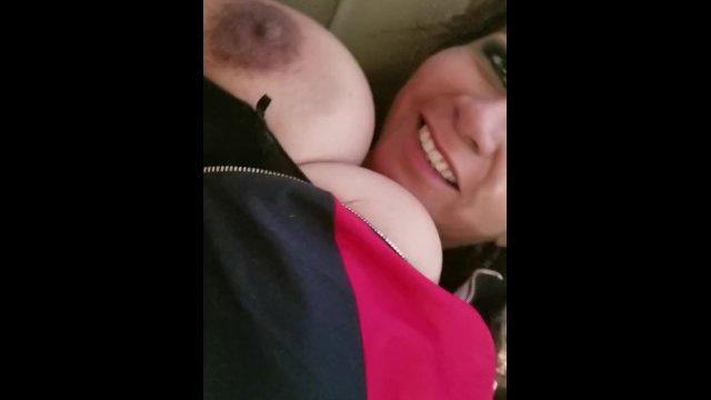 Latina fucking in vehicle