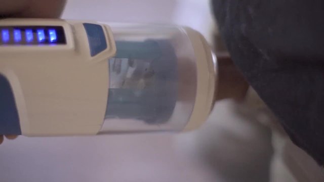Robot Sex Machine. Robotic Fleshlight. Male sex toy blowjob machine slow mo