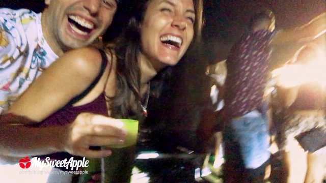 Partying with Cum on my Pussy -Wild Weekend with MySweetApple