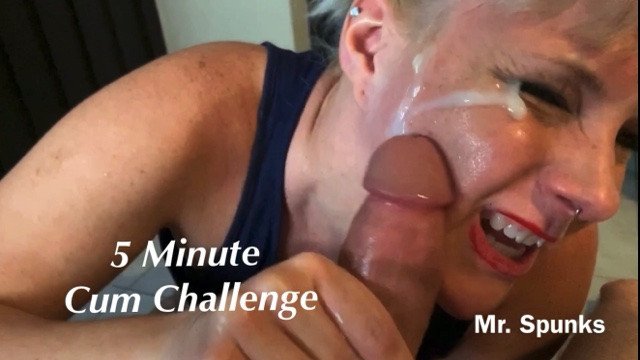 Sister-in-Law Sucks Dick: 5 Minute Cum Challenge