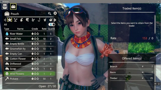 AI Syoujyo [Hentai game] Ep.3 Santa finally fucking the shop girl