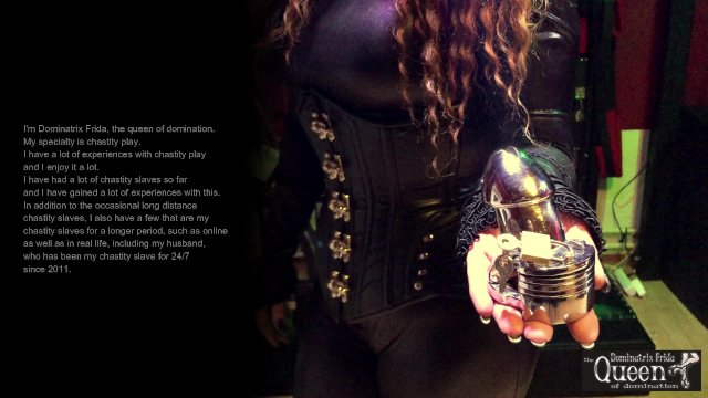 Chastity Dominatrix - I can be your Keyholder - chastity Mistress