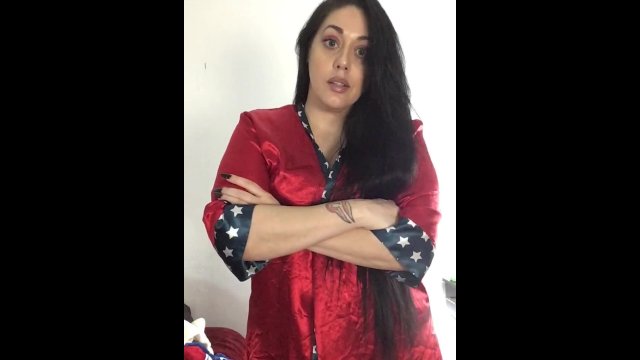 Hot step mom catches you jerking off