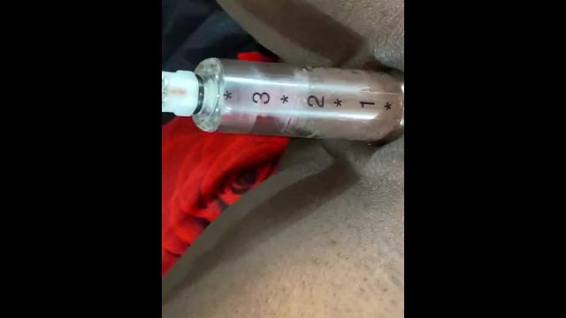 Huge clit pumping