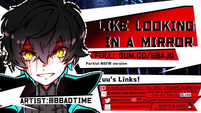 [PERSONA5 ASMR] "Mirror" Joker Loves You & Shadow Joker Fucks You