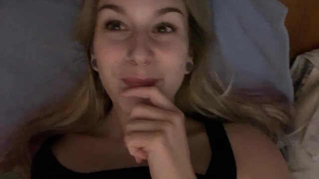 cumming before bed !!