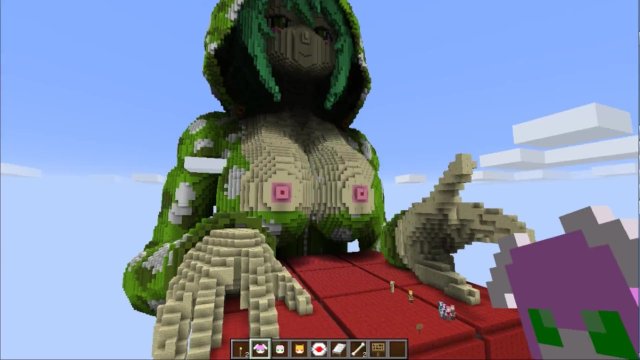 Beautiful hentai girl in the game  minecraft porn, Nud mod