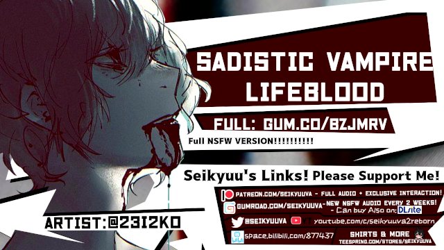 FULL AUDIO HOT BDSM VAMPIRE ASMR 