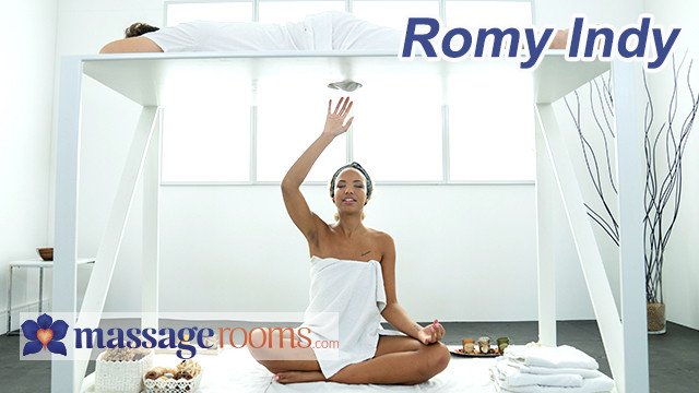 Massage Rooms Surprise Cock Massage by Romy Indy for Lucky Guy