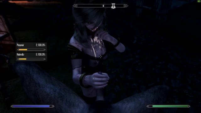 Skyrim: Succubus Ahri Fucks Heimskr to death in whiterun
