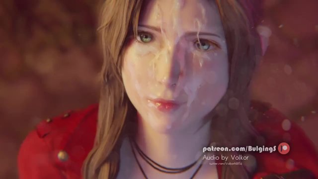 FF7 remake Aerith gets a huge facial (with sound)
