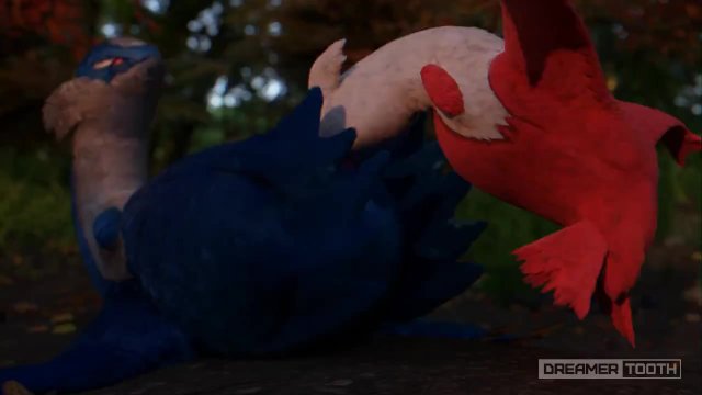 HOT AND MESSY DRAGON POKEMON DEEPTHROAT [FURRY] [LATIAS x LATIOS] [HUGE CUMSHOT]