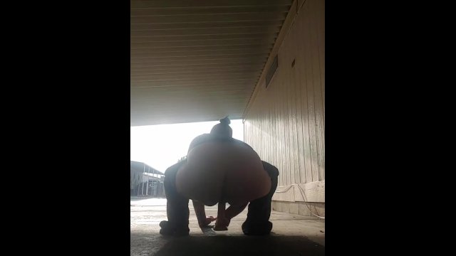 Public masterbation on my driveway caught as cars drive by